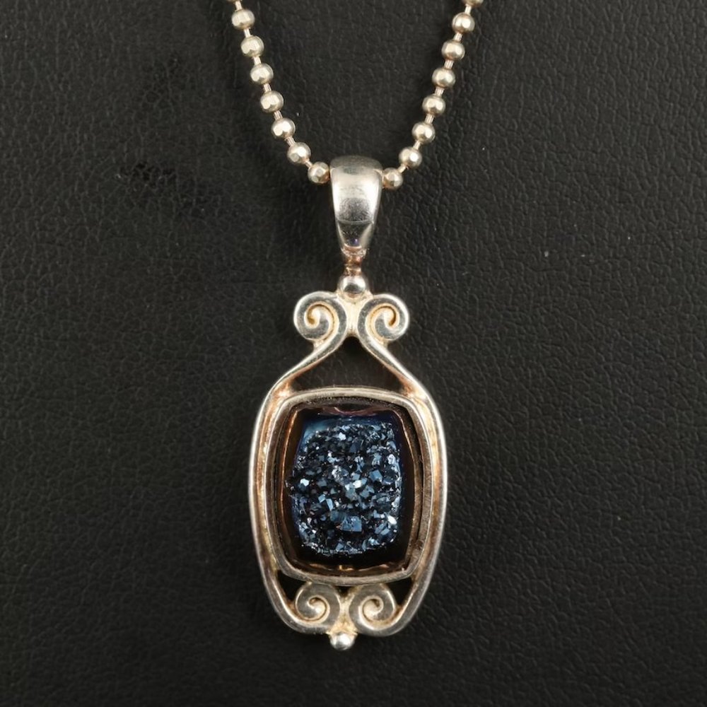 Sajen Druzy Pendant 18" necklace